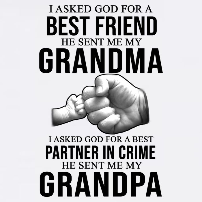 I Asked God For A Best Friend He Sent Me My Grandma Cooling Performance Crew T-Shirt