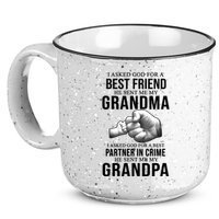 I Asked God For A Best Friend He Sent Me My Grandma 15oz Campfire Ceramic Mug