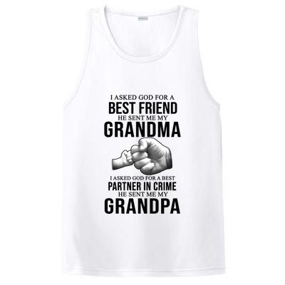 I Asked God For A Best Friend He Sent Me My Grandma PosiCharge Competitor Tank