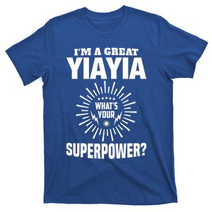 I'm A Great Yiayia Funny Grandmother Gift T-Shirt