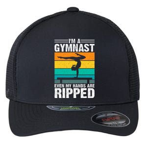 IM A Gymnast Even My Hands Are Ripped Flexfit Unipanel Trucker Cap