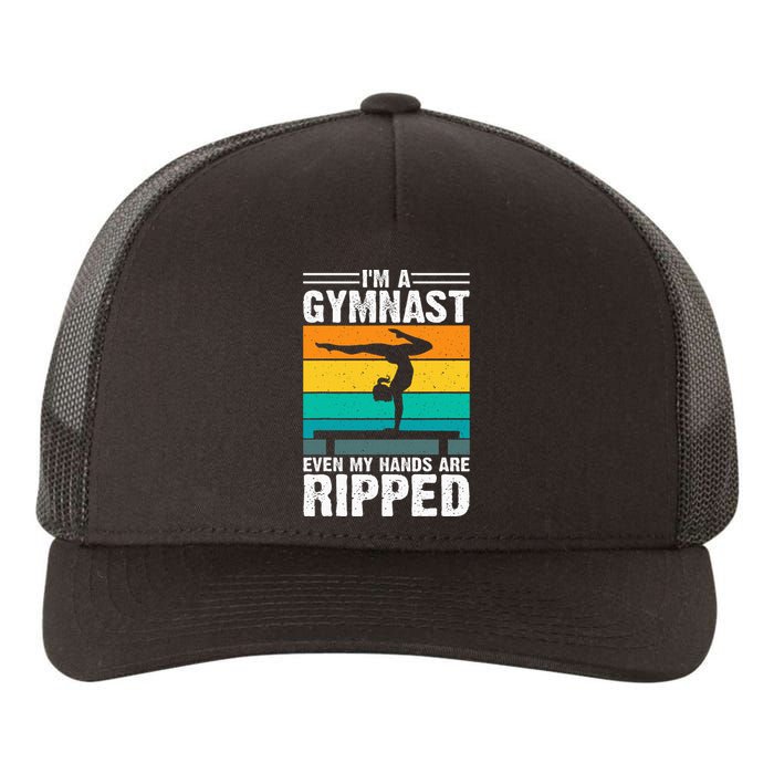 IM A Gymnast Even My Hands Are Ripped Yupoong Adult 5-Panel Trucker Hat