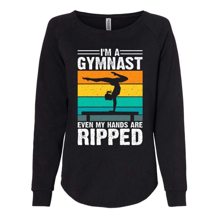 IM A Gymnast Even My Hands Are Ripped Womens California Wash Sweatshirt