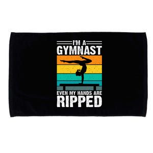 IM A Gymnast Even My Hands Are Ripped Microfiber Hand Towel