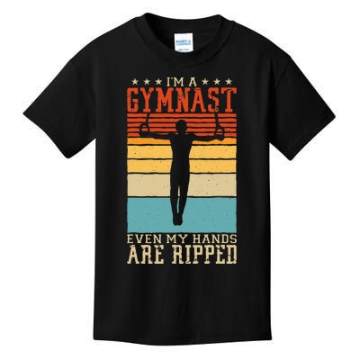 IM A Gymnast Even My Hands Are Ripped Gymnastic Kids T-Shirt