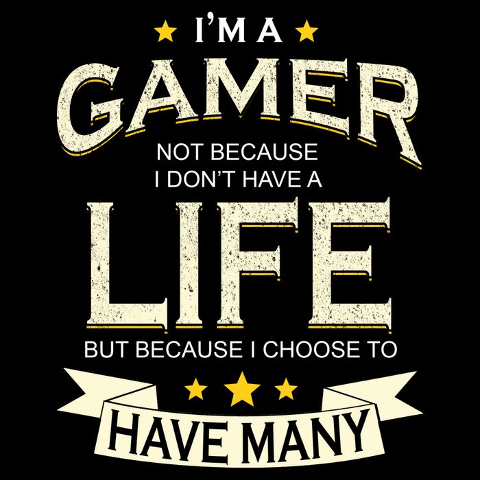 I'm A Gamer Not Because I Don't Have A Life But I Have Many Drawstring Bag