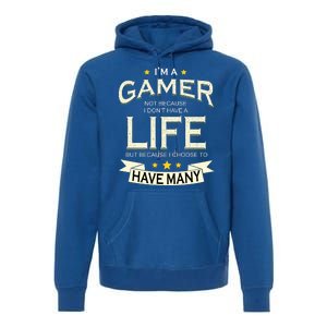 I'm A Gamer Not Because I Don't Have A Life But I Have Many Premium Hoodie