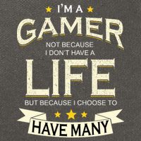 I'm A Gamer Not Because I Don't Have A Life But I Have Many Cotton Canvas Backpack