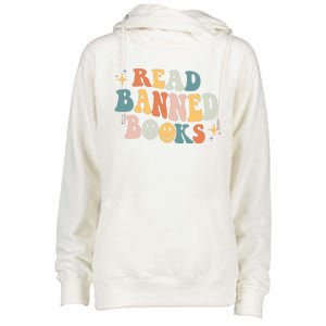 It's A Good Day To Read Banned Books Retro Literature Poet Gift Womens Funnel Neck Pullover Hood