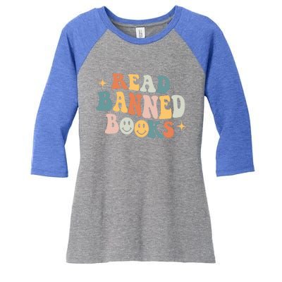 It's A Good Day To Read Banned Books Retro Literature Poet Gift Women's Tri-Blend 3/4-Sleeve Raglan Shirt