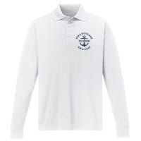 ItS A Good Day To Drink On A Boat Lake Day Drinking Performance Long Sleeve Polo