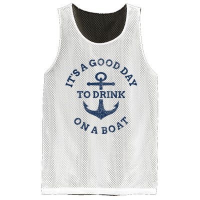 ItS A Good Day To Drink On A Boat Lake Day Drinking Mesh Reversible Basketball Jersey Tank