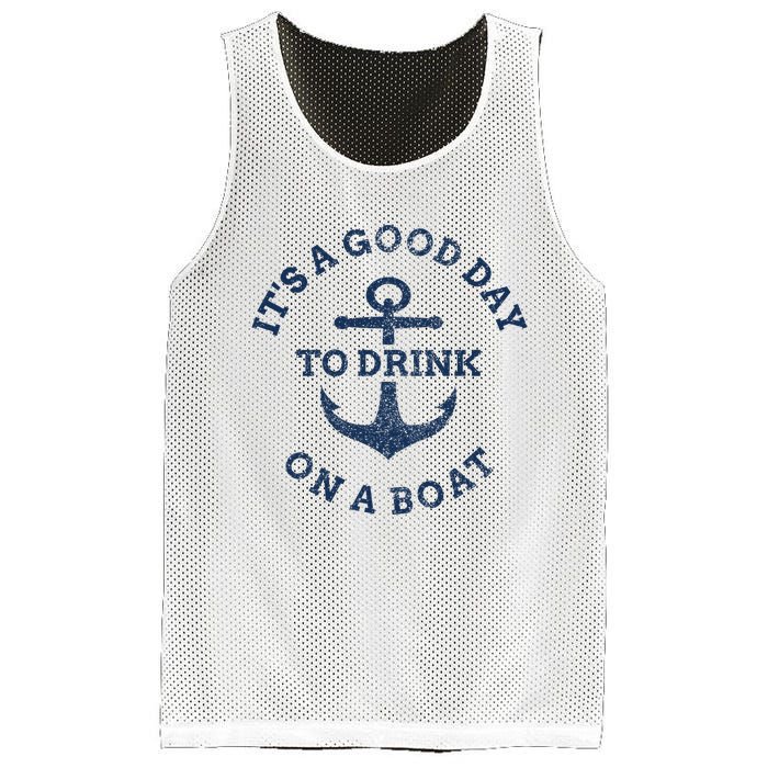 ItS A Good Day To Drink On A Boat Lake Day Drinking Mesh Reversible Basketball Jersey Tank