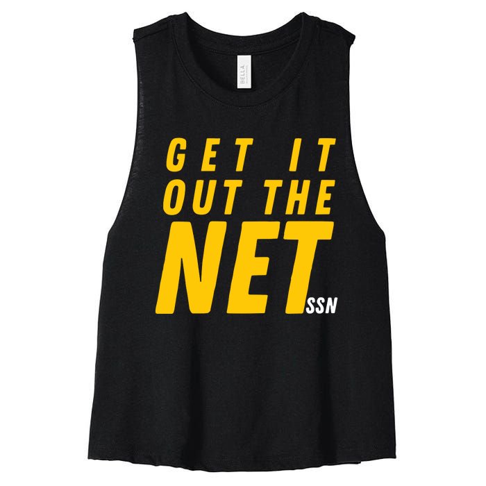 Iowa Apparel Get It Out The Net Ssn Women's Racerback Cropped Tank