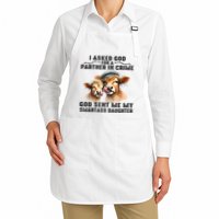 I Asked God Partner In Crime He Sent Me My Smartass Daughter Apron