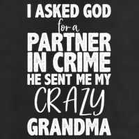 Crazy Grandma Partner In Crime Adult Drive Performance Visor