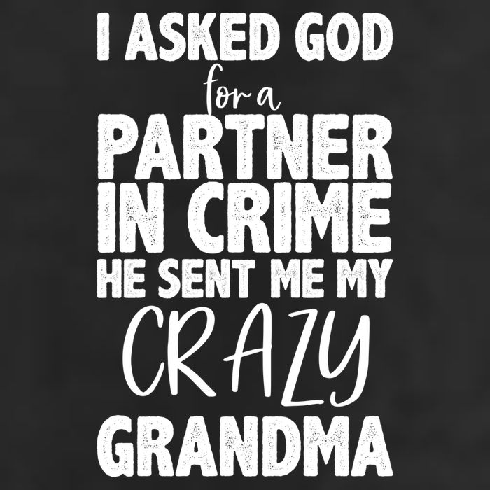Crazy Grandma Partner In Crime Adult Drive Performance Visor