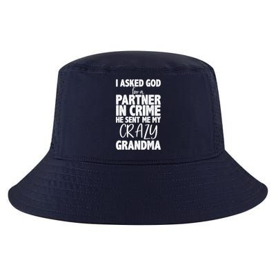 Crazy Grandma Partner In Crime Cool Comfort Performance Bucket Hat
