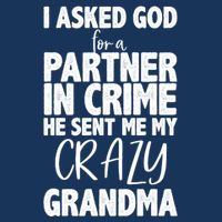 Crazy Grandma Partner In Crime Cool Comfort Performance Bucket Hat
