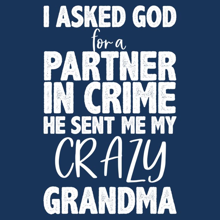 Crazy Grandma Partner In Crime Cool Comfort Performance Bucket Hat