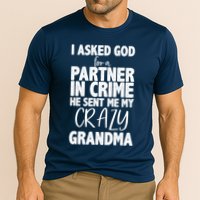 Crazy Grandma Partner In Crime Cooling Performance Crew T-Shirt