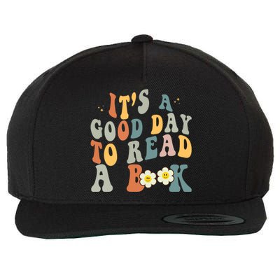 Its A Good Day To Read Books Bookish Groovy Reader Reading Gift Wool Snapback Cap