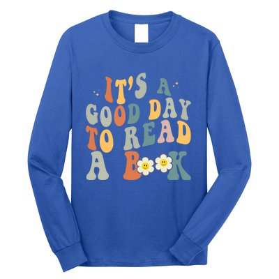 Its A Good Day To Read Books Bookish Groovy Reader Reading Gift Long Sleeve Shirt