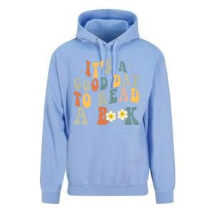 Its A Good Day To Read Books Bookish Groovy Reader Reading Gift Unisex Surf Hoodie