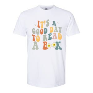 Its A Good Day To Read Books Bookish Groovy Reader Reading Gift Softstyle CVC T-Shirt