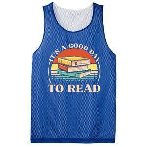 It's A Good Day To Read Tee Retro Book Lover Gift Mesh Reversible Basketball Jersey Tank