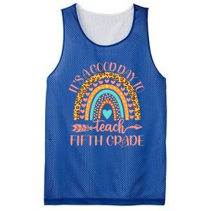 Its A Good Day To Teach Fifth Grade 5Th Grade Teacher Gift Mesh Reversible Basketball Jersey Tank