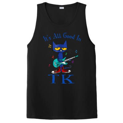 Its All Good In Tk Cat Guitar Transitional Kindergaten PosiCharge Competitor Tank