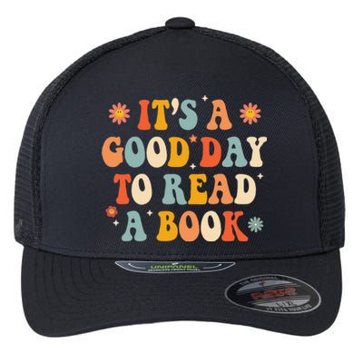 It’s a Good Day to Read a Book Lovers Library Reading  Flexfit Unipanel Trucker Cap