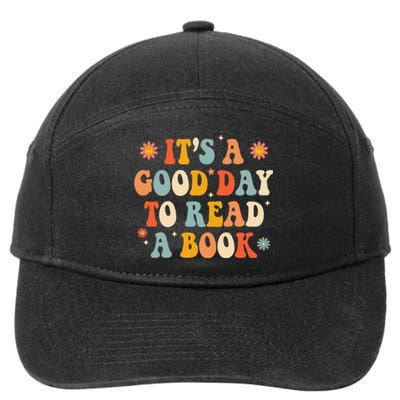 It’s a Good Day to Read a Book Lovers Library Reading  7-Panel Snapback Hat