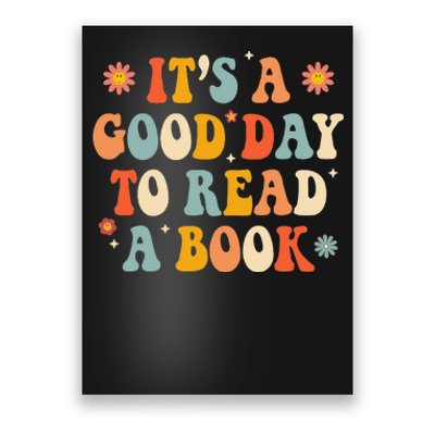 It’s a Good Day to Read a Book Lovers Library Reading  Poster