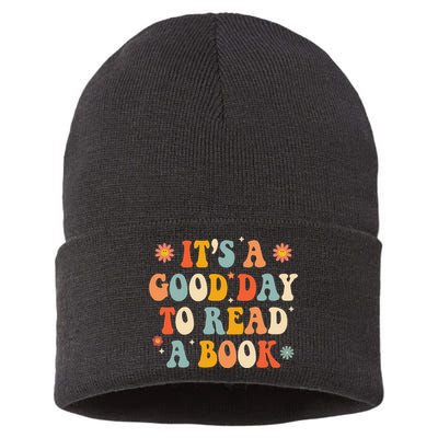 It’s a Good Day to Read a Book Lovers Library Reading  Sustainable Knit Beanie