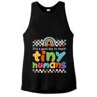 It's A Good Day To Teach Tiny Humans Teacher Teaching School Ladies PosiCharge Tri-Blend Wicking Tank