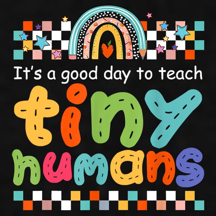 It's A Good Day To Teach Tiny Humans Teacher Teaching School Ladies PosiCharge Tri-Blend Wicking Tank