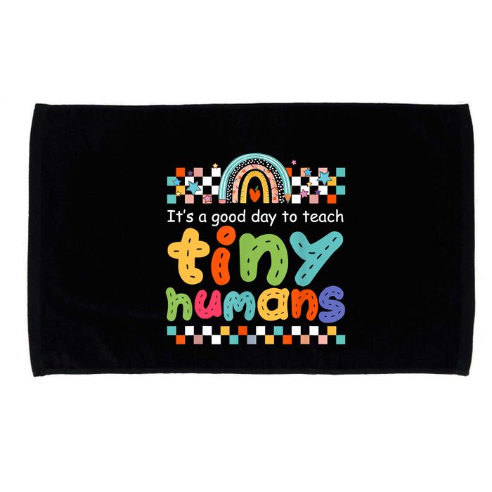 It's A Good Day To Teach Tiny Humans Teacher Teaching School Microfiber Hand Towel