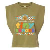 It's A Good Day To Teach Tiny Humans Teacher Teaching School Garment-Dyed Women's Muscle Tee
