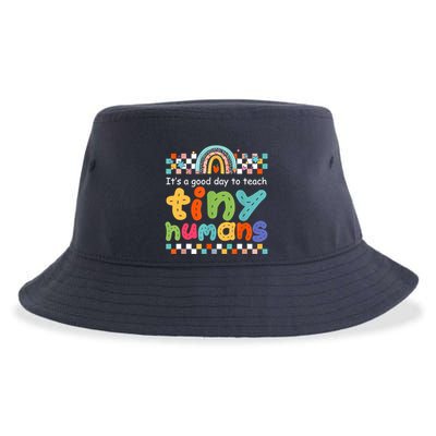 It's A Good Day To Teach Tiny Humans Teacher Teaching School Sustainable Bucket Hat
