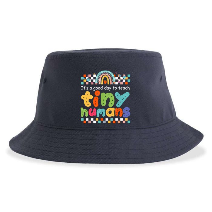 It's A Good Day To Teach Tiny Humans Teacher Teaching School Sustainable Bucket Hat
