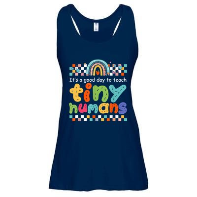It's A Good Day To Teach Tiny Humans Teacher Teaching School Ladies Essential Flowy Tank