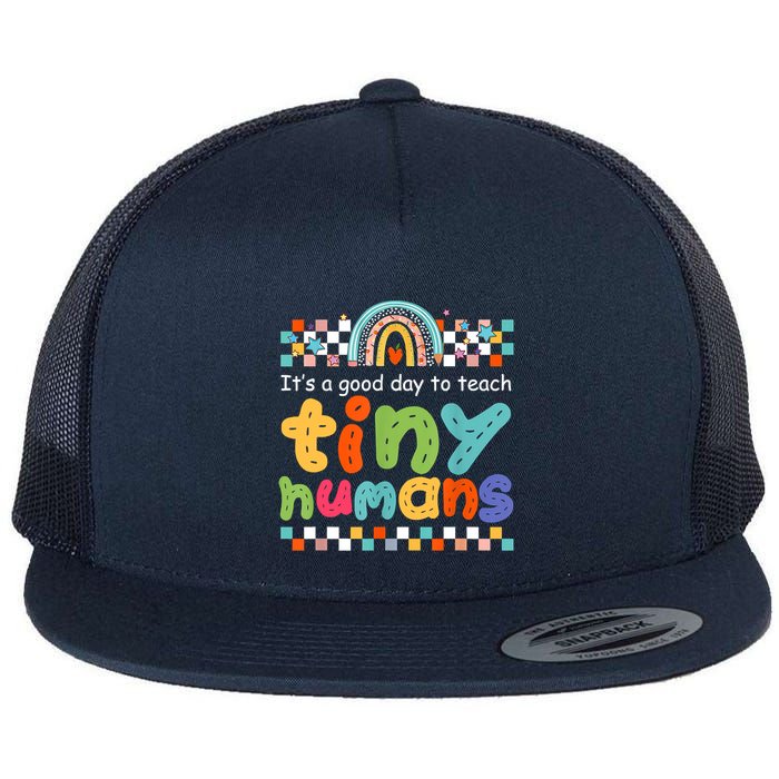It's A Good Day To Teach Tiny Humans Teacher Teaching School Flatbill Hat