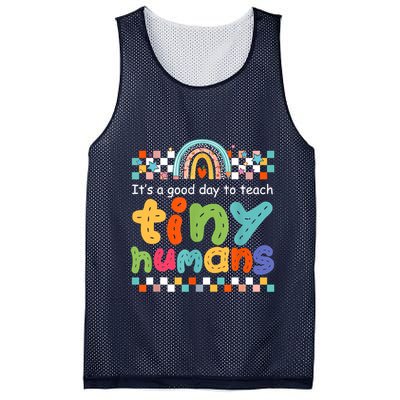 It's A Good Day To Teach Tiny Humans Teacher Teaching School Mesh Reversible Basketball Jersey Tank