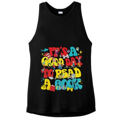 Its A Good Day To Read Book Across America Ladies PosiCharge Tri-Blend Wicking Tank