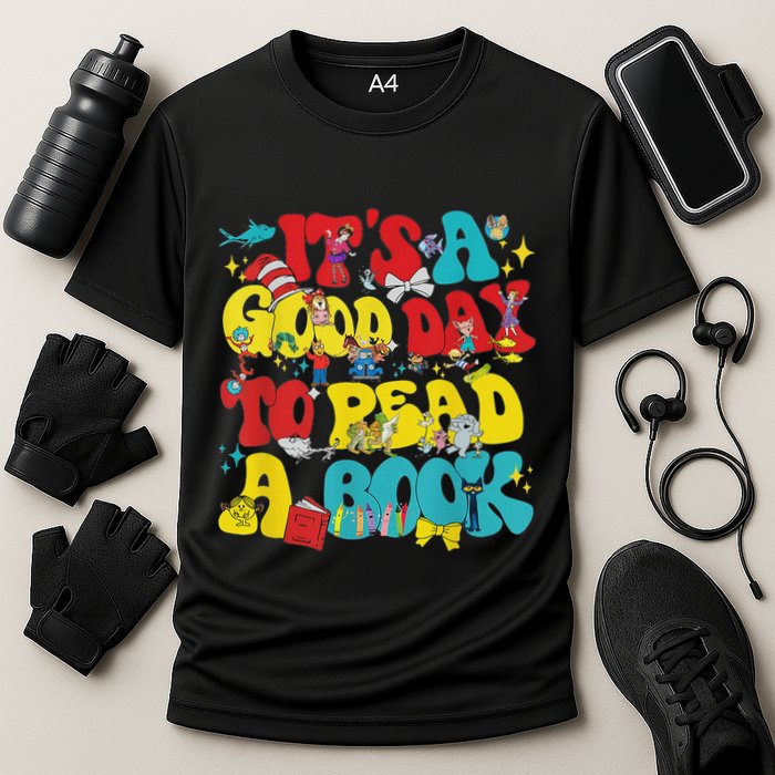 Its A Good Day To Read Book Across America Performance Shirt