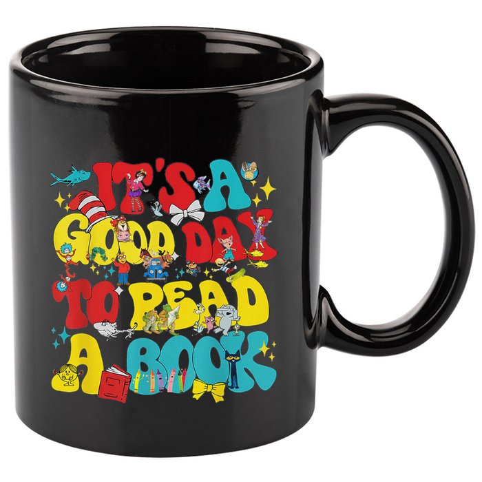 Its A Good Day To Read Book Across America 11oz C Handle Ceramic Mug