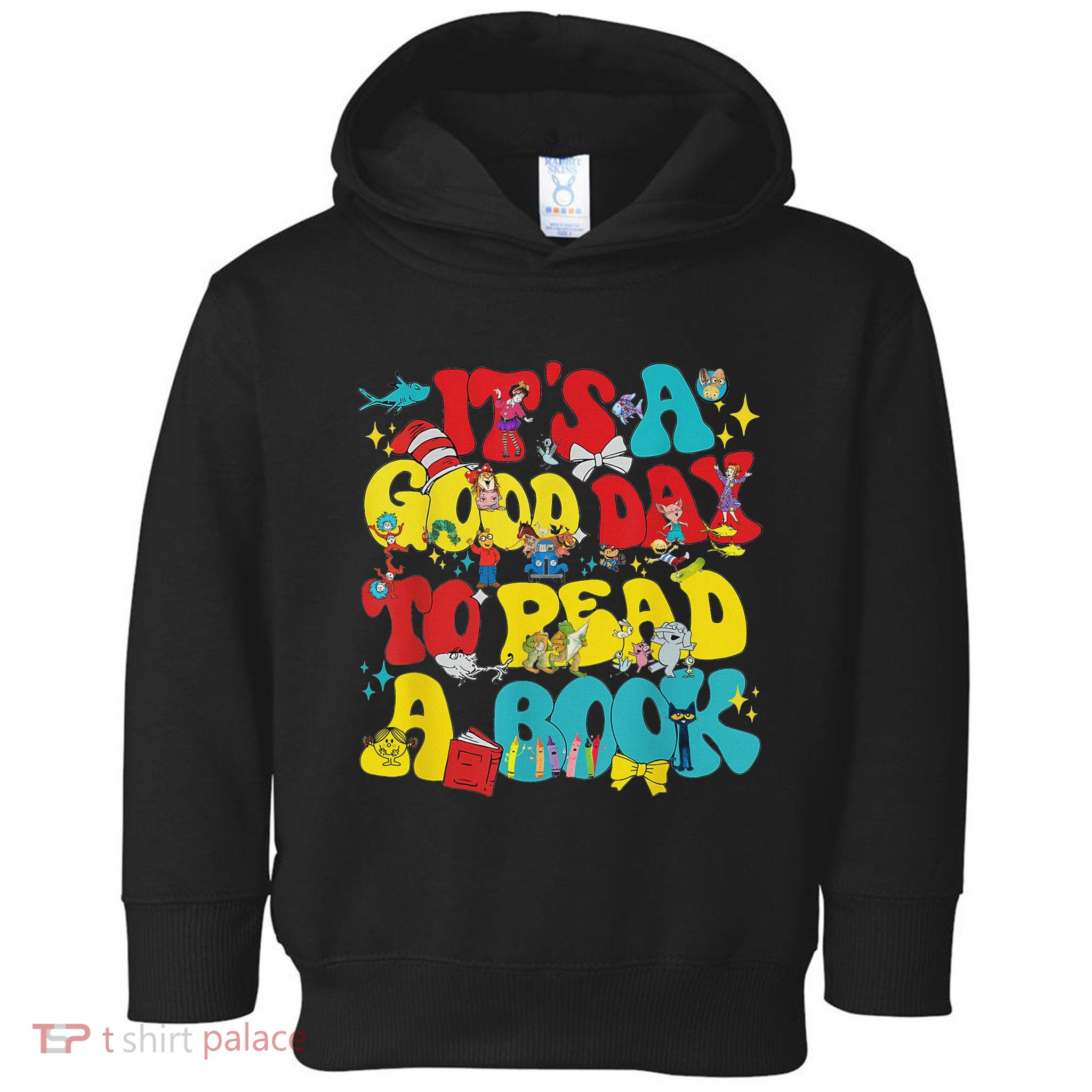 Its A Good Day To Read Book Across America Toddler Hoodie