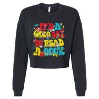 Its A Good Day To Read Book Across America Cropped Pullover Crew